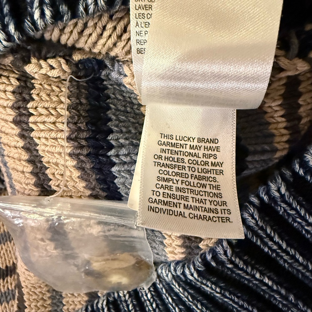 Lucky Brand patchwork cardigan - Picture 9 of 9